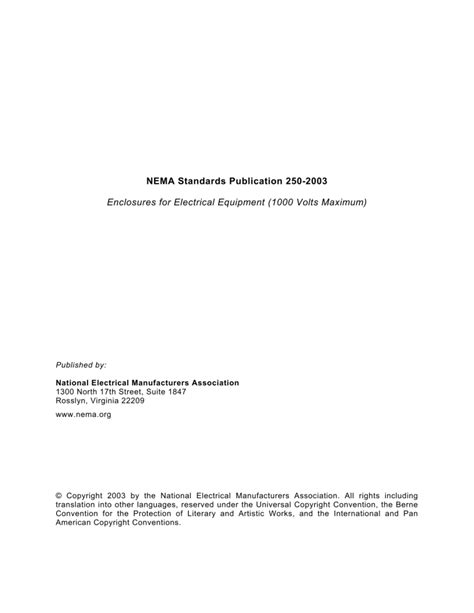 nema 250 enclosures for electrical equipment 1000 volts maximum|nema enclosure types pdf.